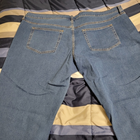 GEORGE Straight Leg Denim Jeans- Men's Big & Tall 46x30 Medium Wash NWT - Picture 5 of 6